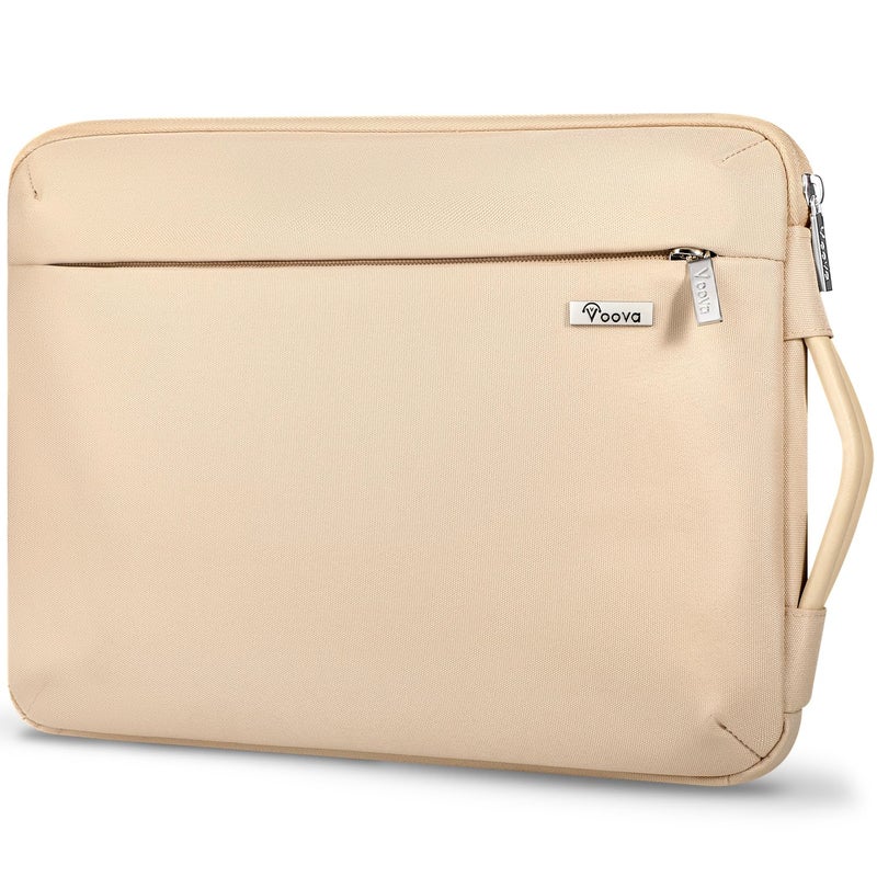 Voova 13 Inch Laptop Sleeve Case Compatible With Macbook Air/Macbook Pro 13 M2/M1,13.5 Surface Laptop 5/4,Xps 13 Chromebook,Ipad Pro 12.9,360Protective Computer Carry Bag Cover With Organizer Pocket - Image 1